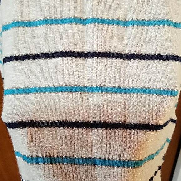 Bobeau light weight striped top - Picture 5 of 5